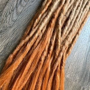 Synthetic Dreadlock Extensions Celtic Wispy Ends